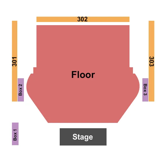 seating chart for Hard Rock Live - Sacramento - Floor - eventticketscenter.com