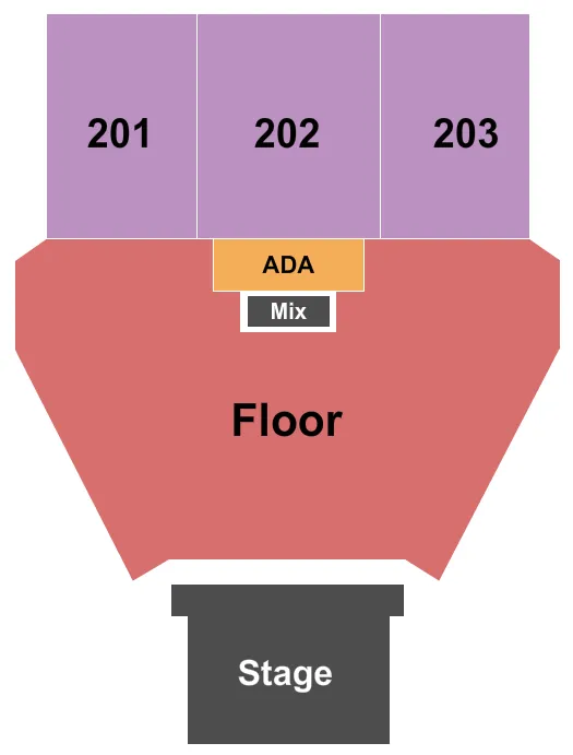 seating chart for Hard Rock Live Northern Indiana - Endstage GA Floor-2 - eventticketscenter.com