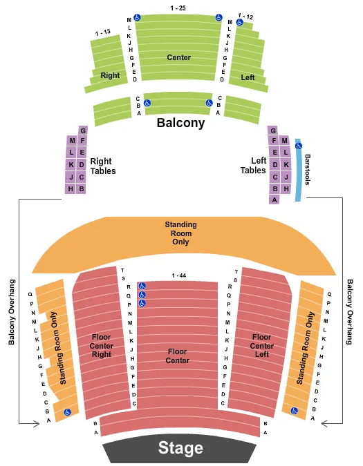 seating chart for Hard Rock Live - Orlando - End Stage 3 - eventticketscenter.com