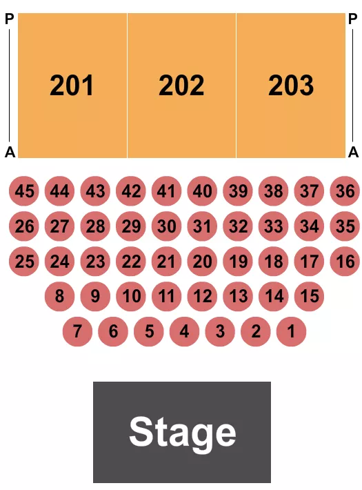 seating chart for Hard Rock Live - Rockford - Endstage Tables 2 - eventticketscenter.com