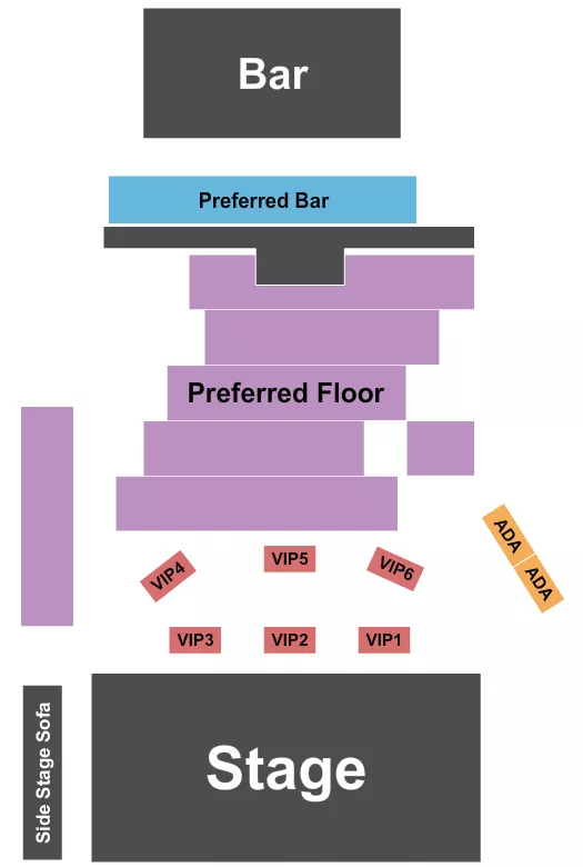 seating chart for Hard Rock Live - Las Vegas - Raiding the Rock Vault - eventticketscenter.com