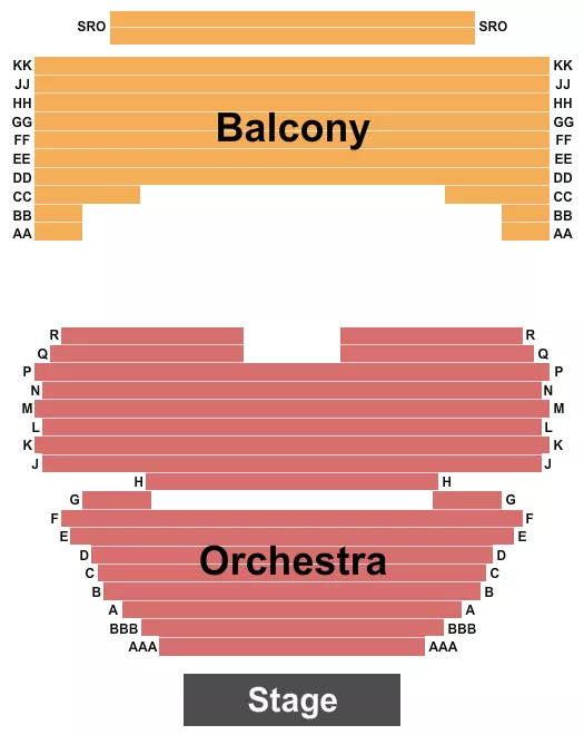 seating chart for Hardin County Schools Performing Arts Center - Endstage - eventticketscenter.com