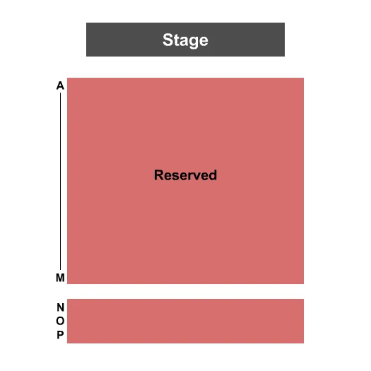 seating chart for Hardin Performing Arts Center - Endstage - eventticketscenter.com