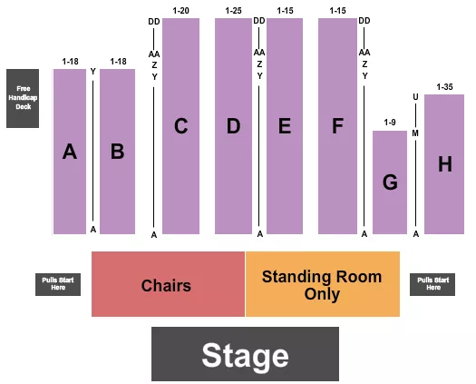 seating chart for Harford Fair - Reserved SRO 2 - eventticketscenter.com