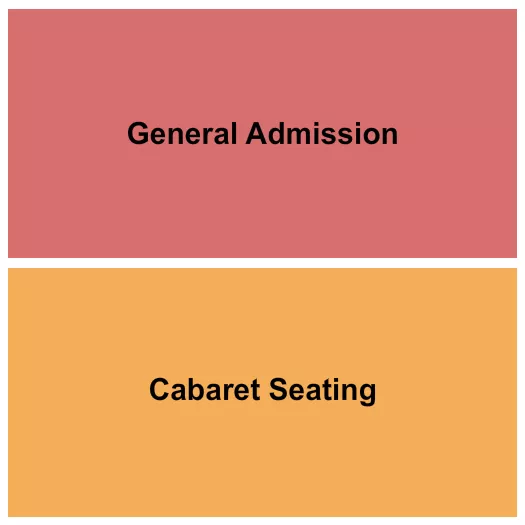 seating chart for Harlow's Night Club - GA/Cabaret - eventticketscenter.com