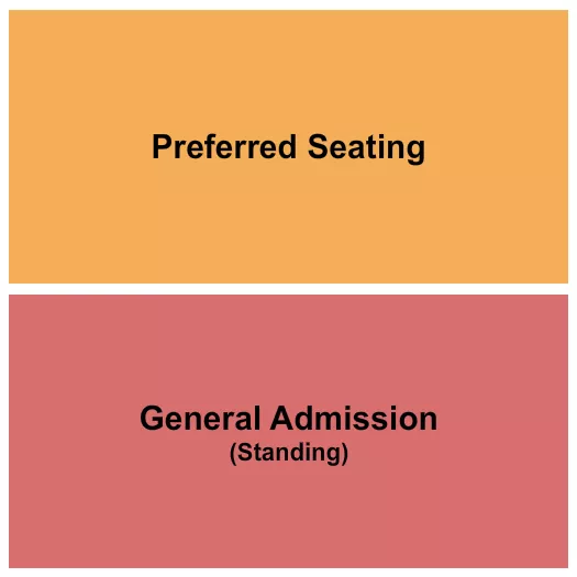 seating chart for Harlow's Night Club - GA/Preferred - eventticketscenter.com