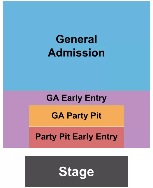 seating chart for Harrah's Phoenix Ak-Chin - GA/Pit 2 - eventticketscenter.com