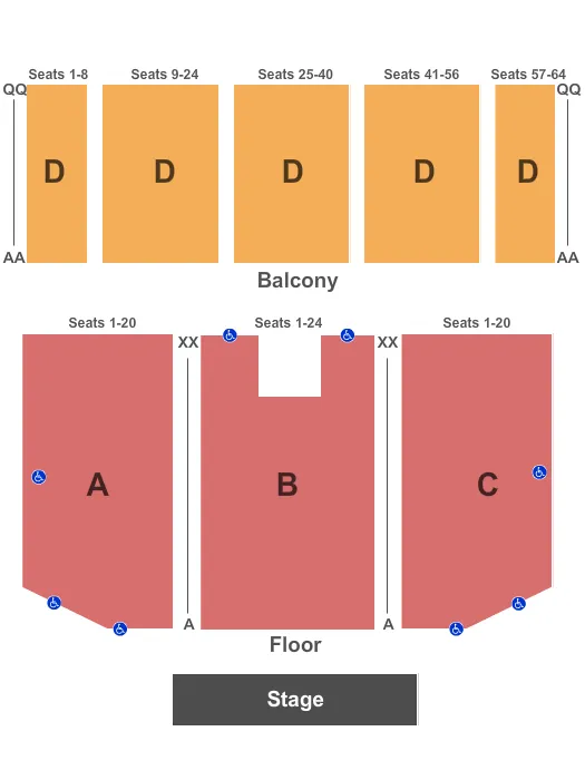 seating chart for Harrah's Southern California Casino & Resort - Endstage - eventticketscenter.com