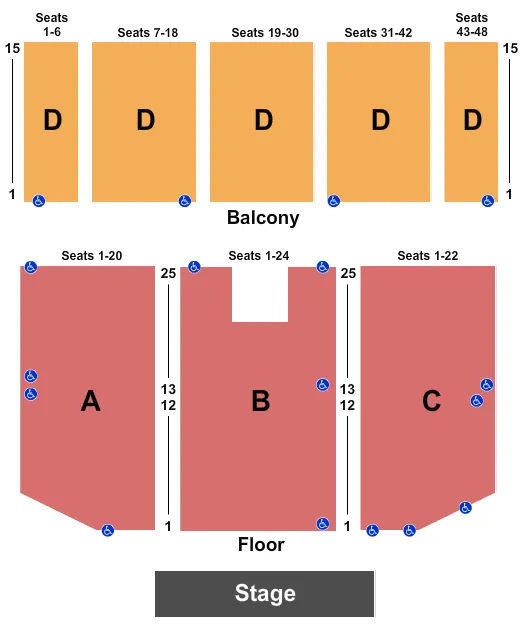 seating chart for Harrah's Southern California Casino & Resort - Endstage 2018 - eventticketscenter.com