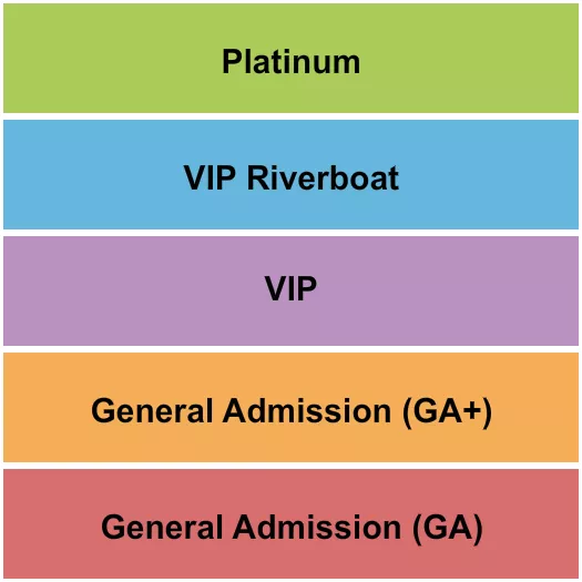 seating chart for Harriet Island Regional Park - GA/GA+/VIP/Platinum - eventticketscenter.com