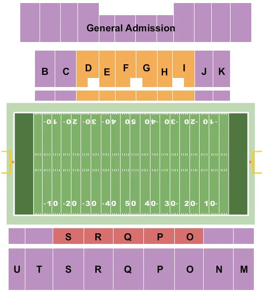 Football Seating Map