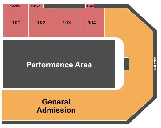 seating chart for Park City Arena - Carden International Circus Spectacular - eventticketscenter.com