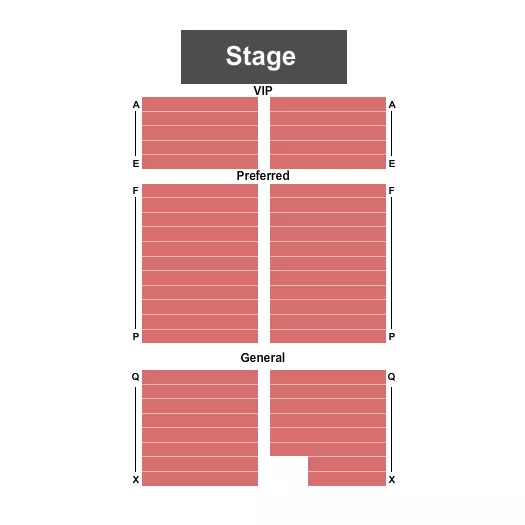 seating chart for Hartville Kitchen - End Stage - eventticketscenter.com