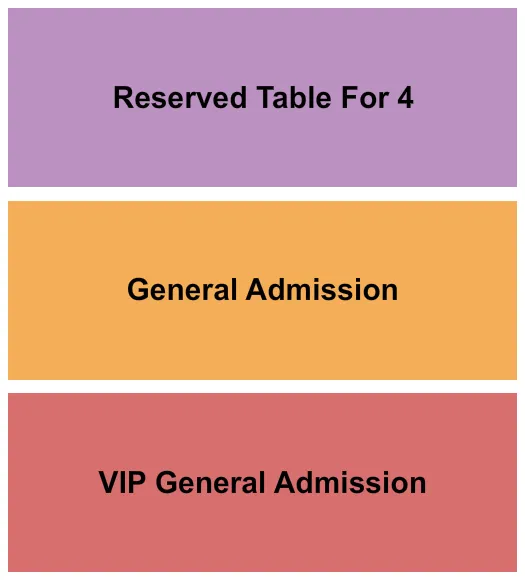 seating chart for Harvester Performance Center - VIP/GA/Res Table - eventticketscenter.com