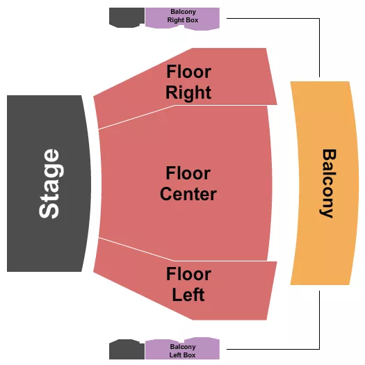seating chart for Hatfield Hall - End Stage - eventticketscenter.com