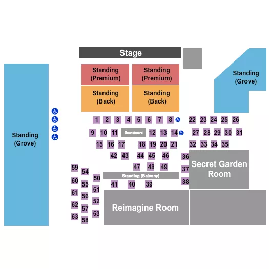 Haute Spot Tickets & Seating Chart ETC