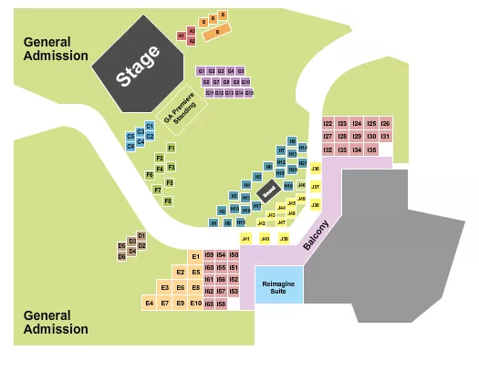 seating chart for Haute Spot - GA & Premier 2 - eventticketscenter.com