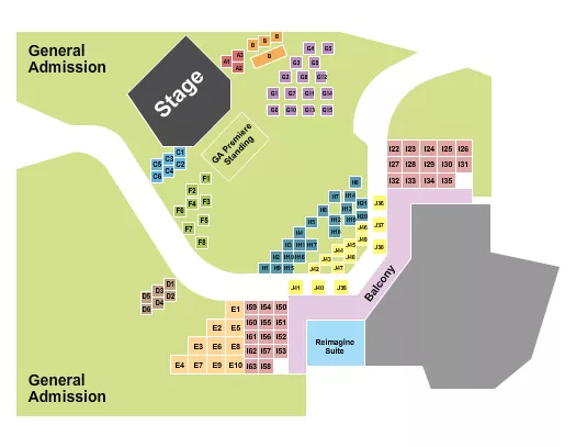 seating chart for Haute Spot - Tables & GA Premiere - eventticketscenter.com