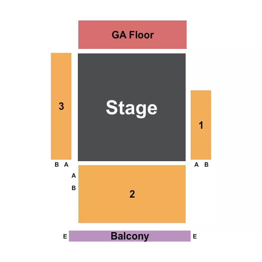 seating chart for Hawthorne Theatre - Wrestling - eventticketscenter.com