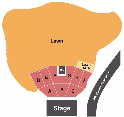seating chart for Hayden Homes Amphitheater - Endstage - eventticketscenter.com