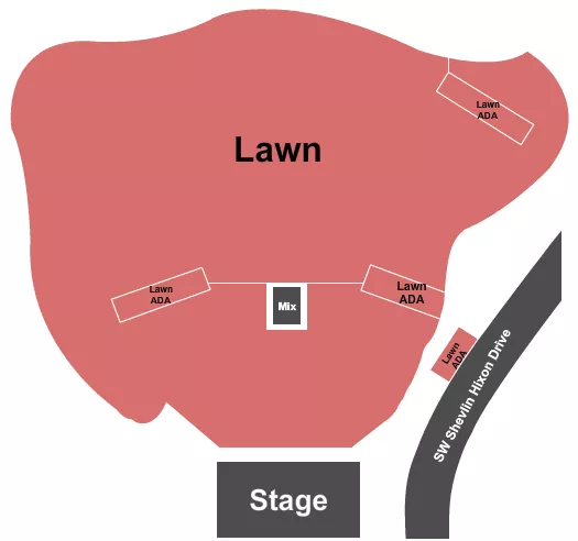 seating chart for Hayden Homes Amphitheater - GA with ADA 2 - eventticketscenter.com