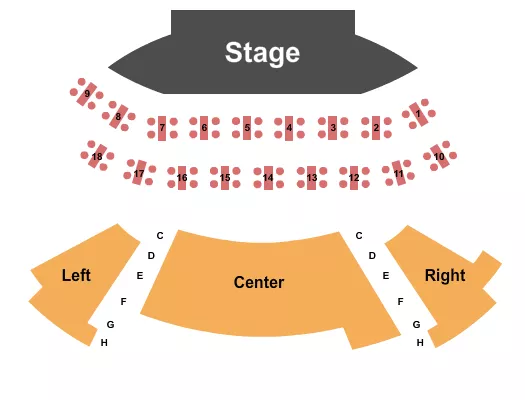 End Stage Seating Map