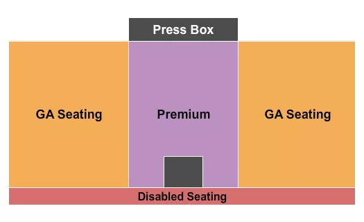 seating chart for Henry Sheldon Field at Northgate Vikings Stadium - DCI - eventticketscenter.com