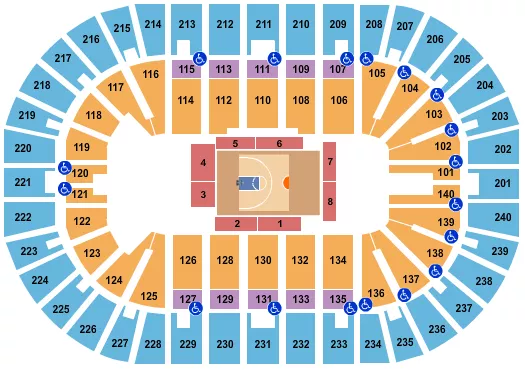 seating chart for Heritage Bank Center - Basketball - Big3 - eventticketscenter.com