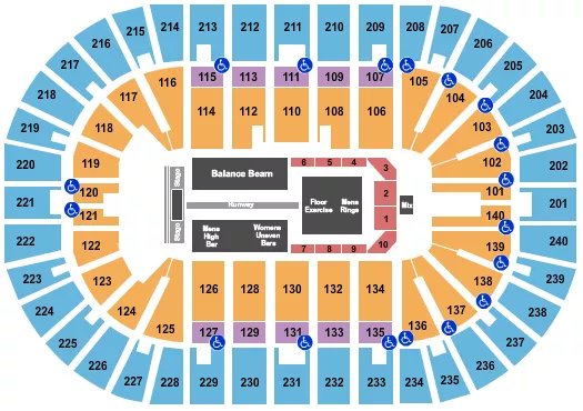 seating chart for Heritage Bank Center - Gold Over America - eventticketscenter.com