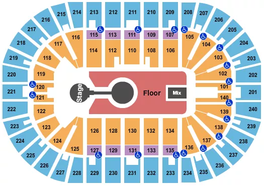 seating chart for Heritage Bank Center - Kid Cudi - eventticketscenter.com