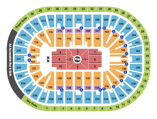 seating chart for Heritage Bank Center - Nate Bargatze - eventticketscenter.com