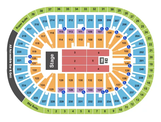 seating chart for Heritage Bank Center - Pentatonix - eventticketscenter.com