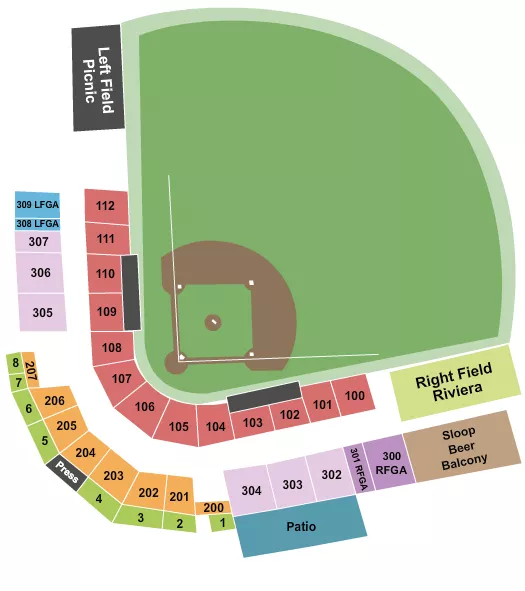 Heritage Financial Park Tickets & Seating Chart - ETC