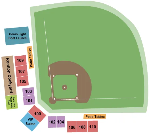 seating chart for Herr-Baker Field - Baseball - eventticketscenter.com