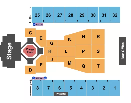 seating chart for Hersheypark Stadium - Kendrick Lamar - eventticketscenter.com