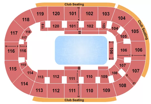 seating chart for Hertz Arena - Disney On Ice 2024 - eventticketscenter.com