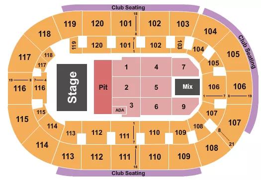 seating chart for Hertz Arena - Jordan Davis - eventticketscenter.com