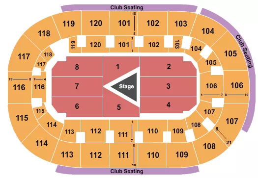 seating chart for Hertz Arena - Sebastian Maniscalco - eventticketscenter.com