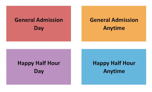 seating chart for High Roller Wheel At the LINQ - High Roller Wheel - eventticketscenter.com