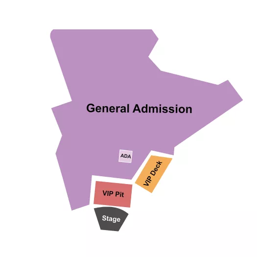seating chart for Hilde Performance Center - Endstage VIP Pit - eventticketscenter.com