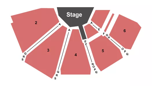 seating chart for Hill Theatre At American Players Theatre - End Stage - eventticketscenter.com