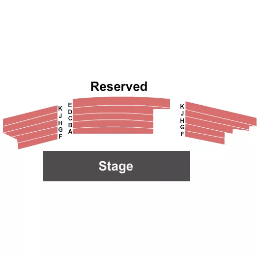 seating chart for Hillcrest Center For The Arts - CA - End Stage - eventticketscenter.com