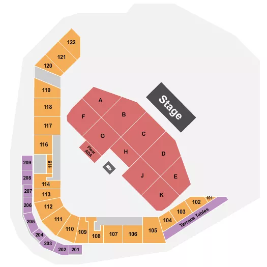 seating chart for Hillsboro Ballpark - Concert - eventticketscenter.com
