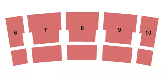DCI Seating Chart at Hillsboro Stadium. The chart shows the main floor/stage with seating options surrounding it, which are color coded
