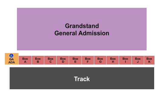 seating chart for Hillsdale County Fair - Race Series - eventticketscenter.com