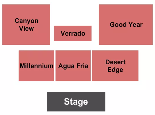 seating chart for Hilltop Theatre and Concert Hall - Endstage - eventticketscenter.com