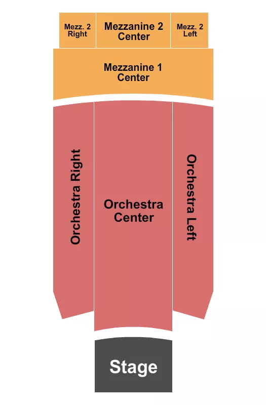 seating chart for Historic Plaza Theatre - Endstage - eventticketscenter.com