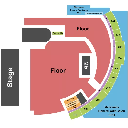 seating chart for History - Toronto - End Stage GA Floor - eventticketscenter.com