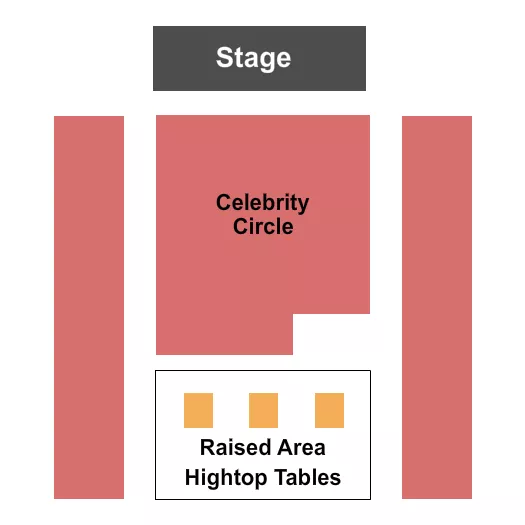 seating chart for Hobart Art Theater - Endstage Celebrity Circle - eventticketscenter.com
