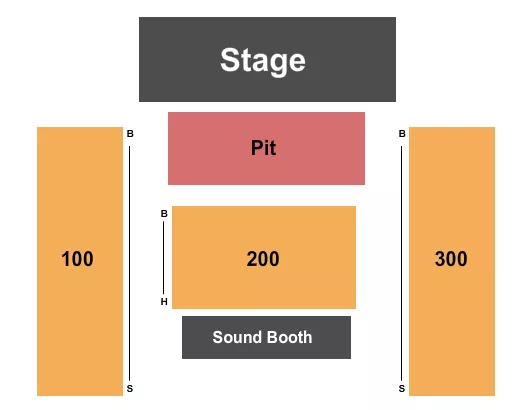 seating chart for Hobart Art Theater - Reserved w/ Pit - eventticketscenter.com